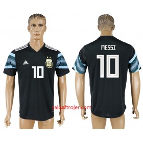 Argentina Fodboldtrøjer Lionel Messi 10 Udebanesæt VM 2018