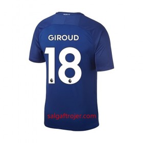 Chelsea Fodboldtrøjer Olivier Giroud 18 Hjemmebanesæt 2017/18 Kort ærmer