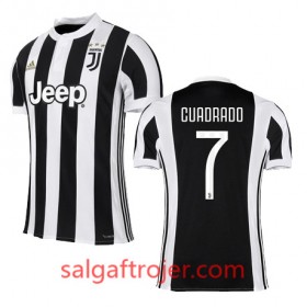 Juventus Fodboldtrøjer CUADRADO Hjemmebanesæt 2017/18 Kort ærmer