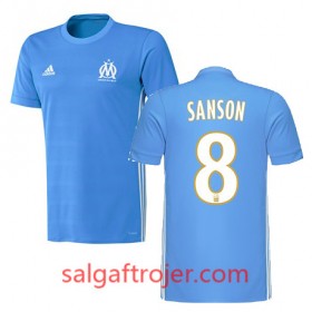 Olympique de Marseille Fodboldtrøjer Morgan Sanson Udebanesæt 2017/18 Kort ærmer