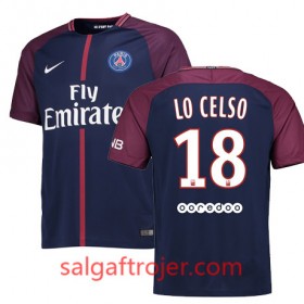 Paris Saint-Germain Fodboldtrøjer Giovani Lo Celso Hjemmebanesæt 2017/18 Kort ærmer