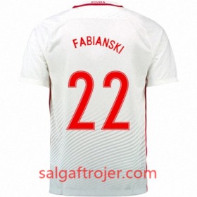 Polen Fodboldtrøjer LUKASZ FABIANSKI Hjemmebanesæt Euro 2016 Kort ærmer