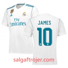 Real Madrid Fodboldtrøjer JAMES Hjemmebanesæt 2017/18 Kort ærmer