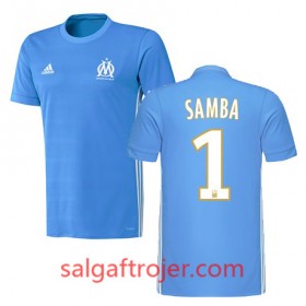 Olympique de Marseille Fodboldtrøjer BRICE SAMBA Udebanesæt 2017/18 Kort ærmer