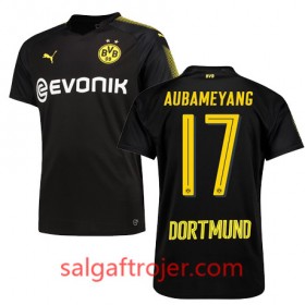 Borussia Dortmund Fodboldtrøjer AUBAMEYANG Udebanesæt 2017/18 Kort ærmer