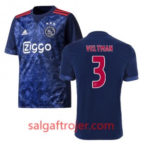 AFC Ajax Fodboldtrøjer JOEL VELTMAN Udebanesæt 2017/18 Kort ærmer