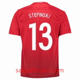 Polen Fodboldtrøjer MARIUSZ STEPINSKI Udebanesæt Euro 2016 Kort ærmer