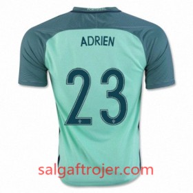 Portugal Fodboldtrøjer ADRIEN SILVA Udebanesæt Euro 2016 Kort ærmer