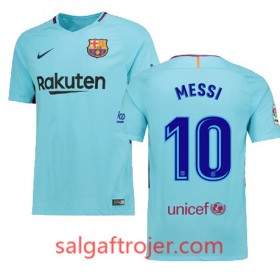 FC Barcelona Fodboldtrøjer MESSI Udebanesæt 2017/18 Kort ærmer