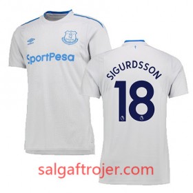 Everton Fodboldtrøjer SIGURDSSON Udebanesæt 2017/18 Kort ærmer