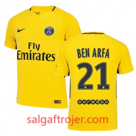 Paris Saint-Germain Fodboldtrøjer HATEM BEN ARFA Udebanesæt 2017/18 Kort ærmer