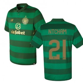 Celtic FC Fodboldtrøjer OLIVIER NTCHAM Udebanesæt 2017/18 Kort ærmer