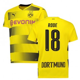 Borussia Dortmund Fodboldtrøjer RODE Hjemmebanesæt 2017/18 Kort ærmer