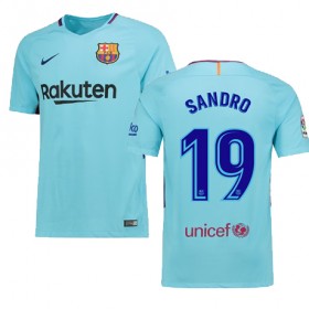 FC Barcelona Fodboldtrøjer DIGNE Udebanesæt 2017/18 Kort ærmer