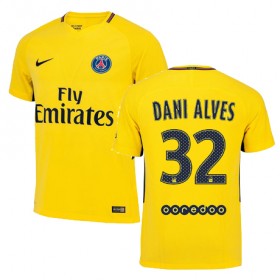 Paris Saint-Germain Fodboldtrøjer DANI ALVES Udebanesæt 2017/18 Kort ærmer