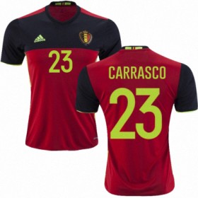 Belgien Fodboldtrøjer YANNICK CARRASCO Hjemmebanesæt Euro 2016 Kort ærmer