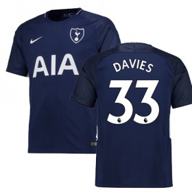 Tottenham Hotspur Fodboldtrøjer DAVIES Udebanesæt 2017/18 Kort ærmer