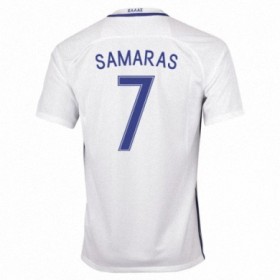 Grækenland Fodboldtrøjer GIORGOS SAMARAS Hjemmebanesæt 2016/17 Kort ærmer