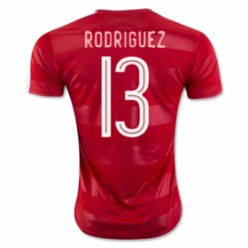 Schweiz Fodboldtrøjer RICARDO RODRIGUEZ Hjemmebanesæt Euro 2016 Kort ærmer