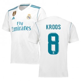 Real Madrid Fodboldtrøjer KROOS Hjemmebanesæt 2017/18 Kort ærmer