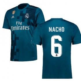 Real Madrid Fodboldtrøjer NACHO 3. sæt 2017/18 Kort ærmer