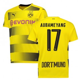 Borussia Dortmund Fodboldtrøjer AUBAMEYANG Hjemmebanesæt 2017/18 Kort ærmer
