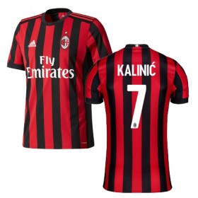 A.C. Milan Fodboldtrøjer KALINIC Hjemmebanesæt 2017/18 Kort ærmer