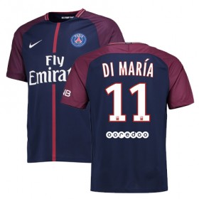 Paris Saint-Germain Fodboldtrøjer ANGEL DI MARIA Hjemmebanesæt 2017/18 Kort ærmer