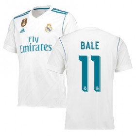 Real Madrid Fodboldtrøjer BALE Hjemmebanesæt 2017/18 Kort ærmer