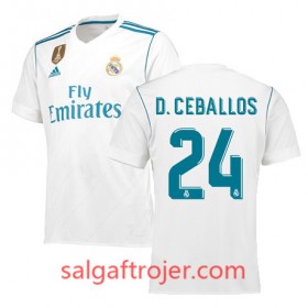 Real Madrid Fodboldtrøjer DANI CEBALLOS Hjemmebanesæt 2017/18 Kort ærmer