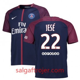 Paris Saint-Germain Fodboldtrøjer JESE Hjemmebanesæt 2017/18 Kort ærmer