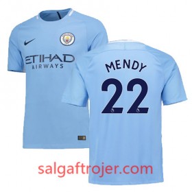 Manchester City Fodboldtrøjer MENDY Hjemmebanesæt 2017/18 Kort ærmer