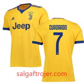 Juventus Fodboldtrøjer CUADRADO Udebanesæt 2017/18 Kort ærmer