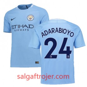 Manchester City Fodboldtrøjer ADARABIOYO Hjemmebanesæt 2017/18 Kort ærmer
