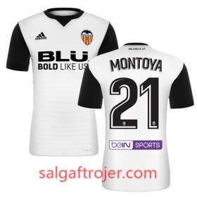 Valencia CF Fodboldtrøjer MONTOYA Hjemmebanesæt 2017/18 Kort ærmer