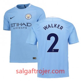 Manchester City Fodboldtrøjer KYLE WALKER Hjemmebanesæt 2017/18 Kort ærmer