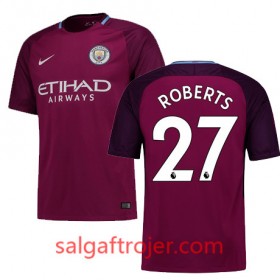 Manchester City Fodboldtrøjer Roberts Udebanesæt 2017/18 Kort ærmer