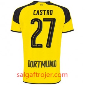 Borussia Dortmund Fodboldtrøjer CASTRO 3. sæt 2017/18 Kort ærmer