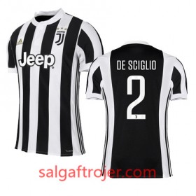 Juventus Fodboldtrøjer DE SCIGLIO Hjemmebanesæt 2017/18 Kort ærmer