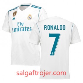 Real Madrid Fodboldtrøjer RONALDO Hjemmebanesæt 2017/18 Kort ærmer