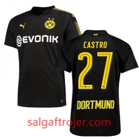 Borussia Dortmund Fodboldtrøjer CASTRO Udebanesæt 2017/18 Kort ærmer