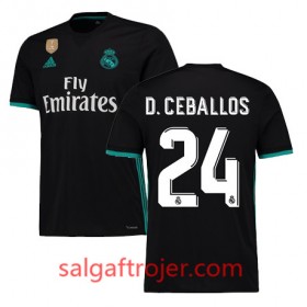 Real Madrid Fodboldtrøjer DANI CEBALLOS Udebanesæt 2017/18 Kort ærmer