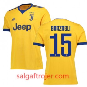 Juventus Fodboldtrøjer BARZAGLI Udebanesæt 2017/18 Kort ærmer