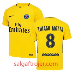 Paris Saint-Germain Fodboldtrøjer THIAGO MOTTA Udebanesæt 2017/18 Kort ærmer