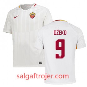 A.S. Roma Fodboldtrøjer DZEKO Udebanesæt 2017/18 Kort ærmer