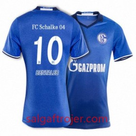 FC Schalke 04 Fodboldtrøjer BENTALEB Hjemmebanesæt 2017/18 Kort ærmer