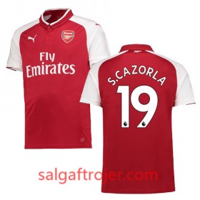 Arsenal Fodboldtrøjer S CAZORLA Hjemmebanesæt 2017/18 Kort ærmer