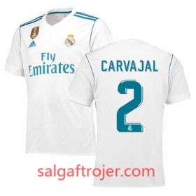 Real Madrid Fodboldtrøjer CARVAJAL Hjemmebanesæt 2017/18 Kort ærmer
