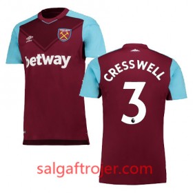 West Ham Fodboldtrøjer CRESSWELL Hjemmebanesæt 2017/18 Kort ærmer