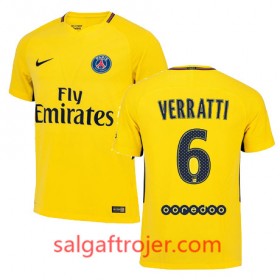 Paris Saint-Germain Fodboldtrøjer MARCO VERRATTI Udebanesæt 2017/18 Kort ærmer